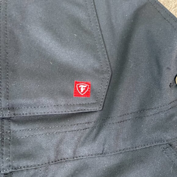 Firestone Overalls Mens XXL Black Workwear Insulated Bib Quilted Lined Pit Crew - Picture 9 of 11